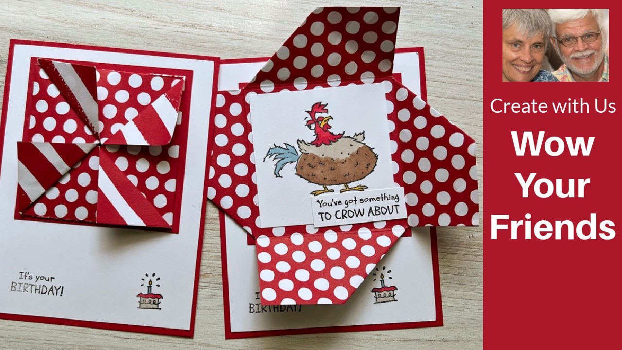 Create with Us/A New Fun Fold with 6 x 6 Paper - Surprisingly Simple