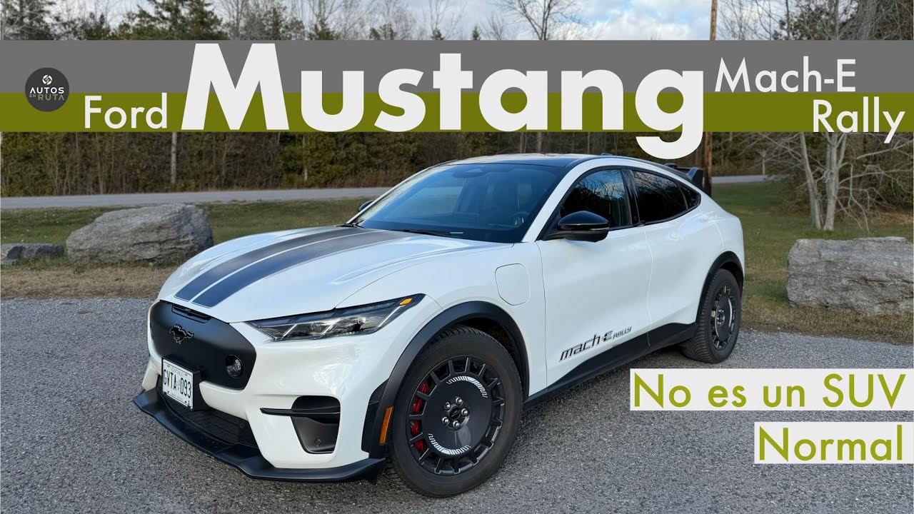 Ford Mustang Mach-E Rally prueba de manejo – El eléctrico más radical de Ford