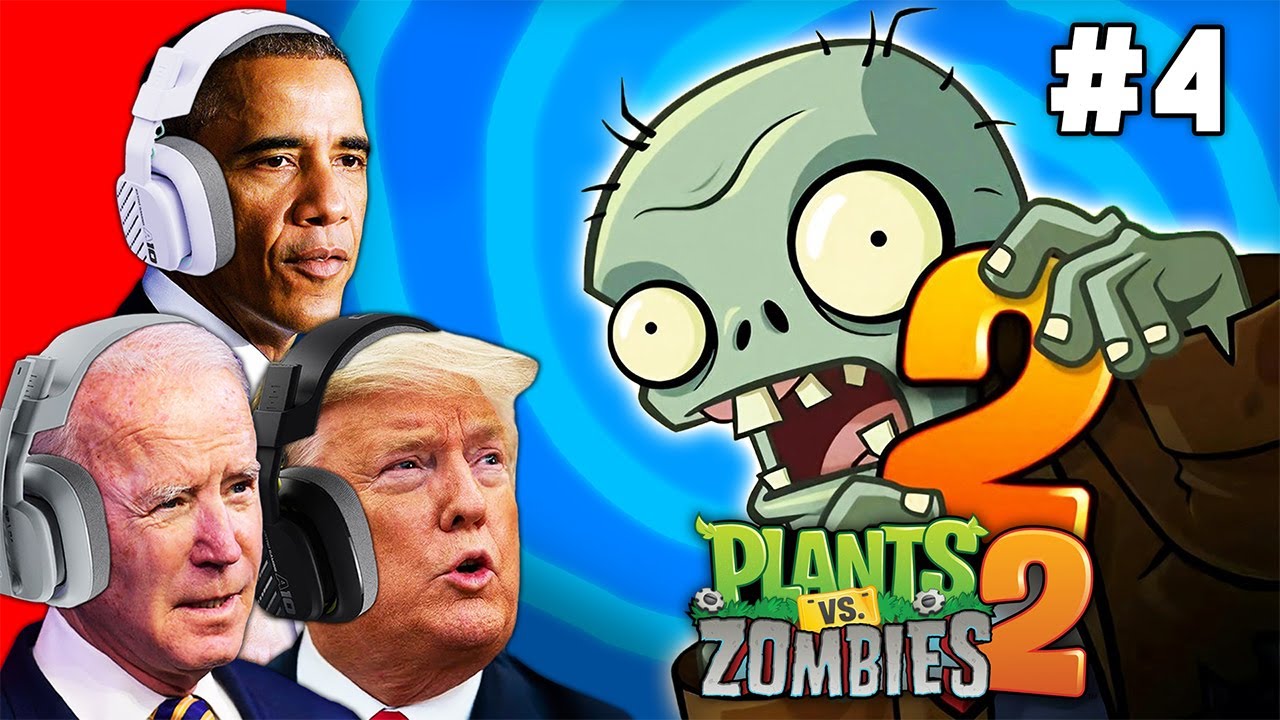Presidents Play Plants VS Zombies 2 - Part 4