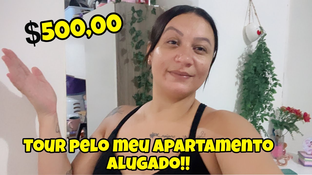 TOUR PELO MEU APARTAMENTO ALUGADO 🏠RÁPIDO E COMPLETO🙏🏻