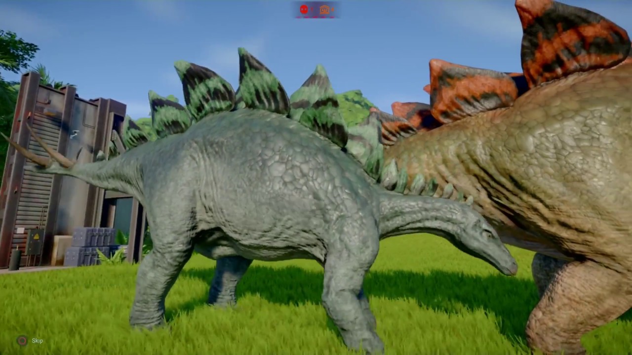 Jurassic World Evolution - All Stegosaurus Skins