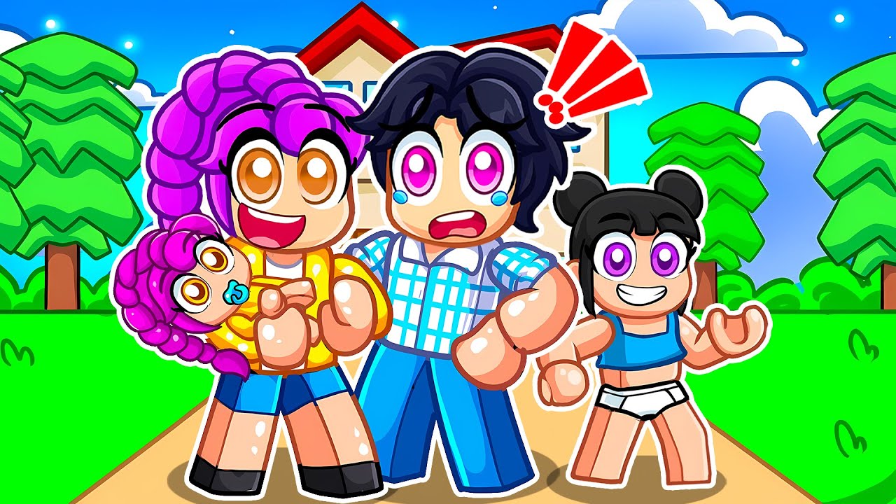 Rumi and Jinu start A KPOP FAMILY in Roblox