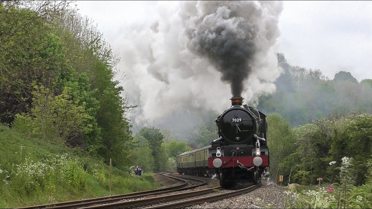 7029 'Clun Castle' Barks up Sapperton - The Cotswold Explorer - 18/05/2019