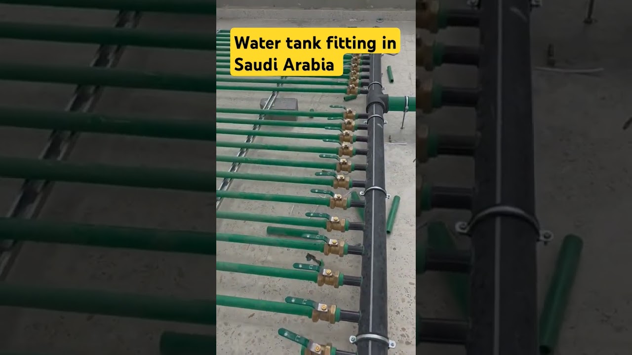 WATER TANK FITTING IN SAUDI ARABIA | WATER TANK FITTING | #watertank #tankfiring