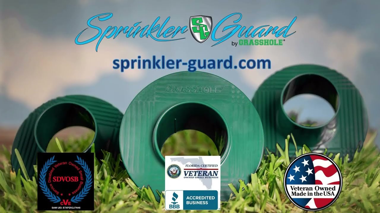 Proudly sponsored by Sprinkler-Guard by Grasshole!
