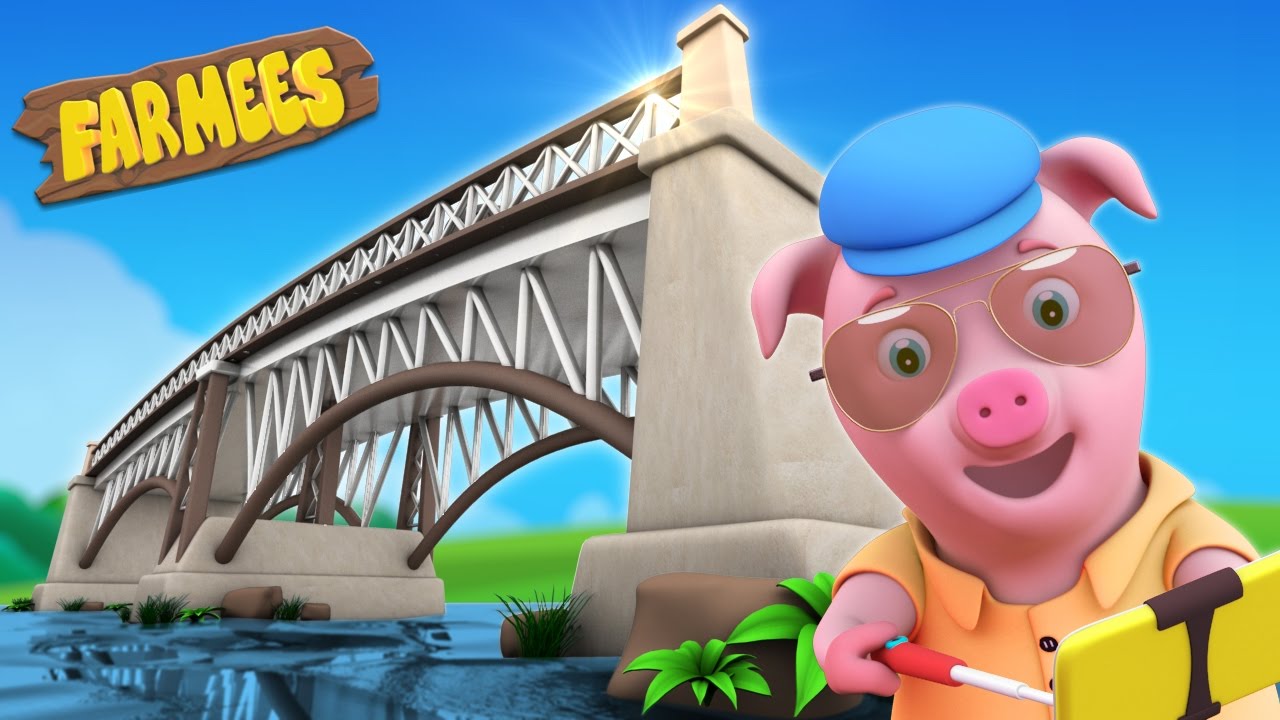 London Bridge Is Falling Down | Nursery Rhymes Videos | Childrens Songs by Farmees