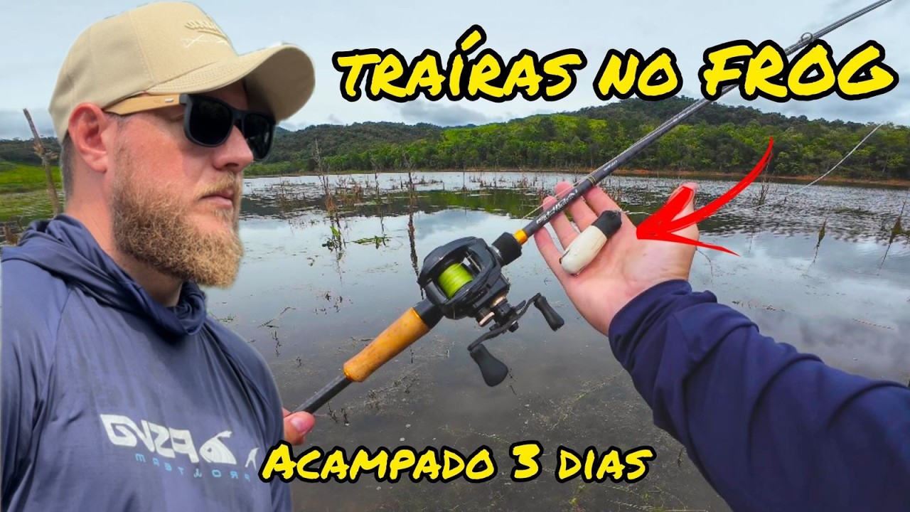 INCRÍVEL A QUANTIDADE DE TRAÍRAS - acampamento de 3 dias - pescaria de traíra