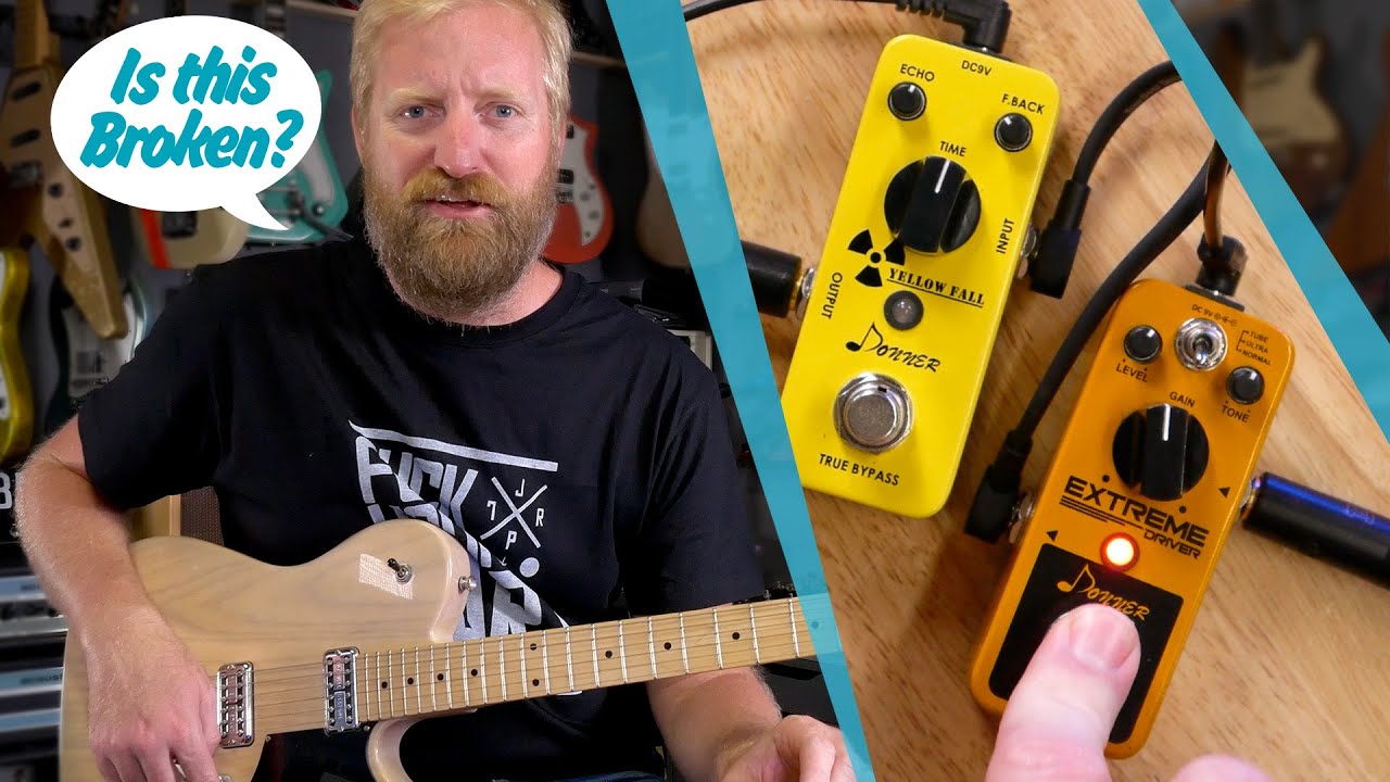 Donner Unboxing - The CLASSIC Yellow Fall Delay & EXTREME DRIVER (I think it's broken) 