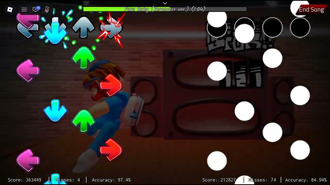 Roblox Basically FNF: Remix - Pure Ruby (Remaster Ver.) [FC / Full Gameplay]