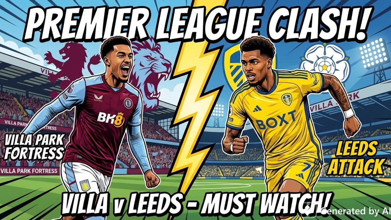 Aston Villa vs Leeds United Premier League Matchup!