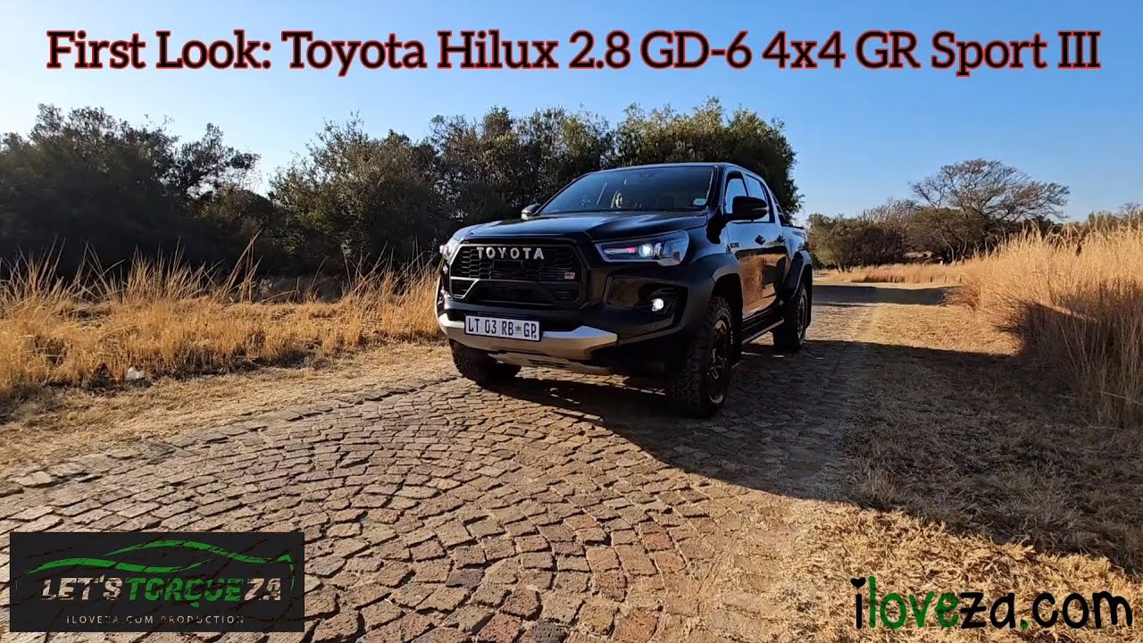 First Look: 2024 Toyota Hilux GR Sport #LetsTorqueZA #MotoringFamily #iloveza❤️🇿🇦 #AfterFajrGrind