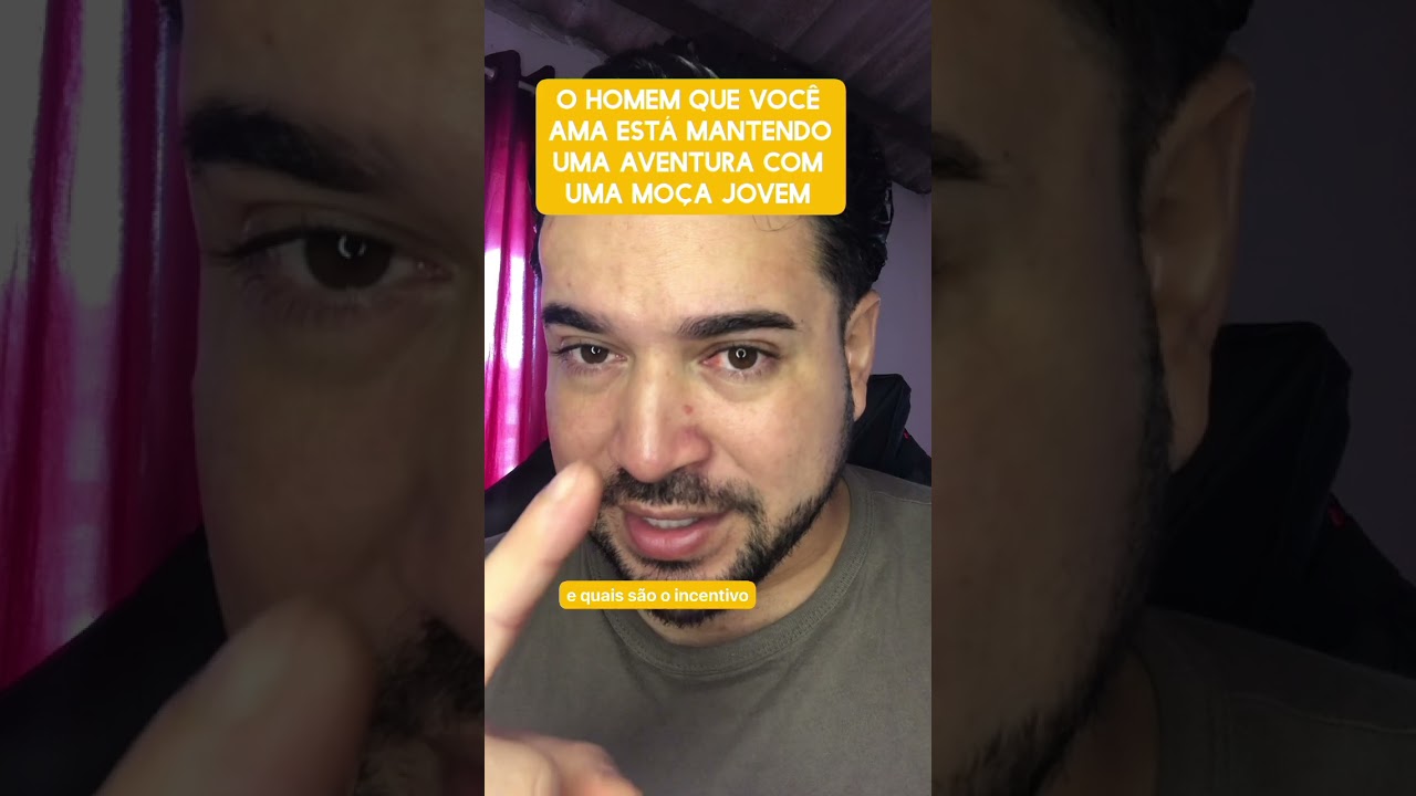 O homem que você ama está mantendo uma aventura com uma moça jovem 