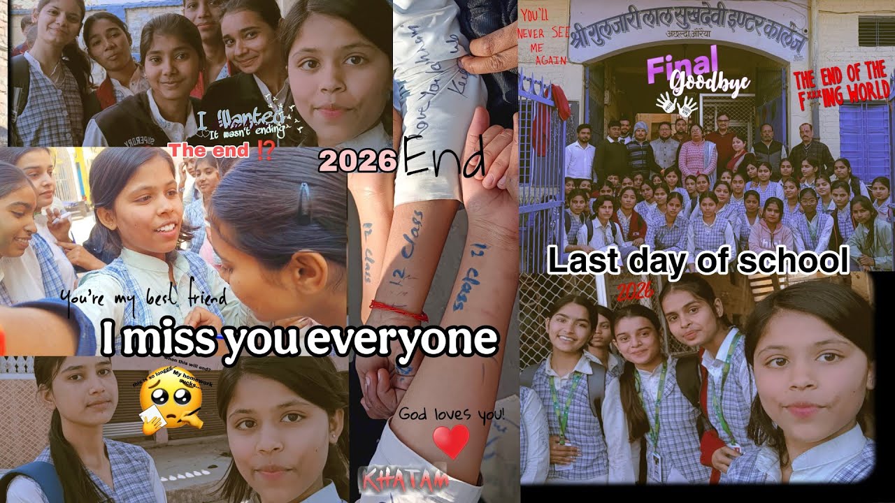 The last day of school 😭 The end ❌⁉️ why #lastdayofschool #viral #schoollife 😞