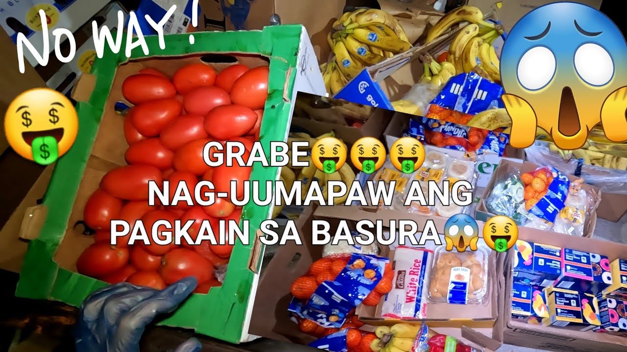Dumpster Diving: OMG😱🤑 NAG UUMAPAW NA MGA PAGKAIN😱🤑SOBRANG BLESSED😊@LowelaMulaTempel