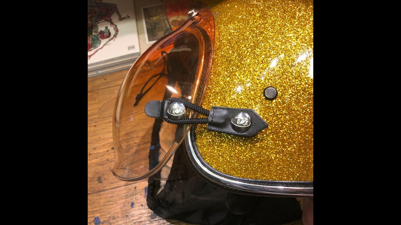How to install 70's Helmets bubble strap