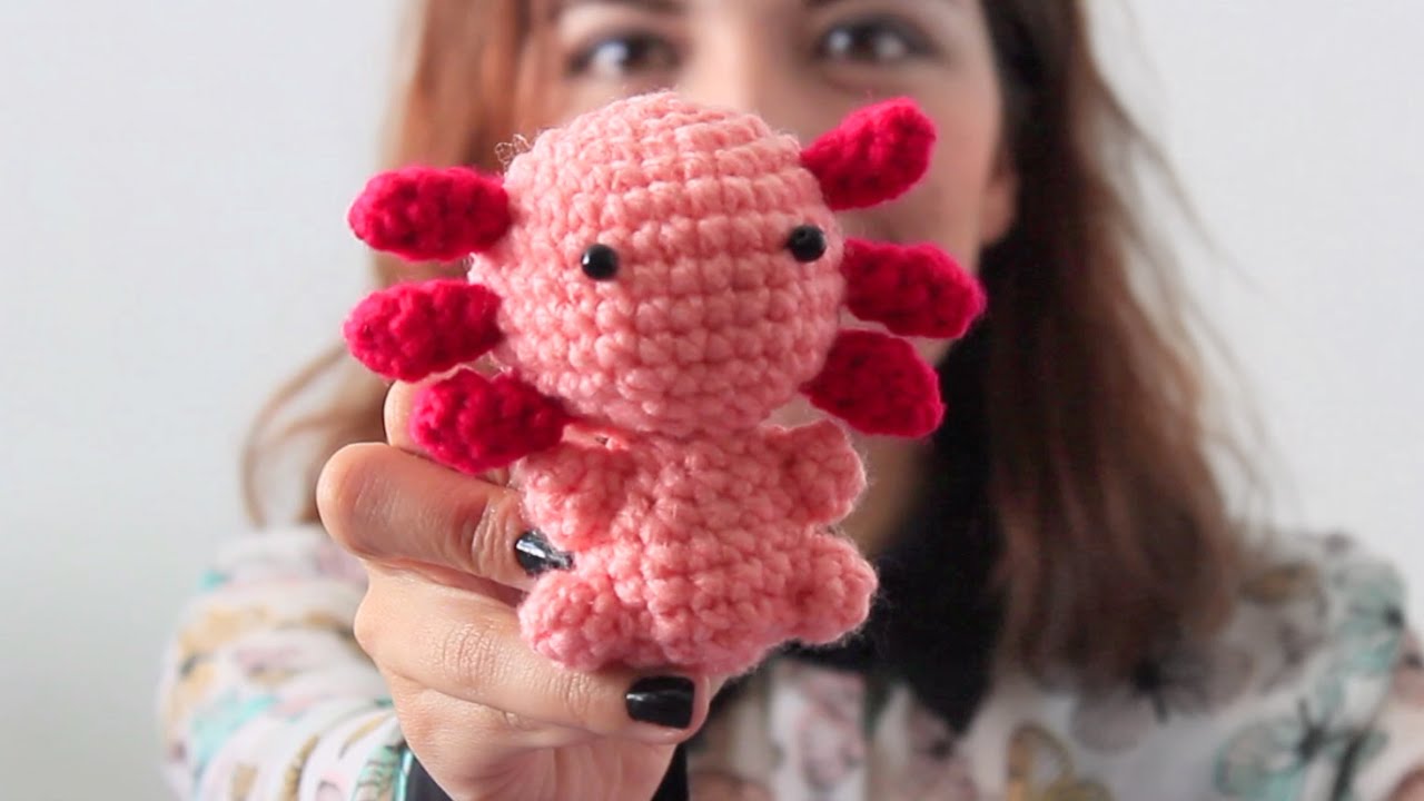 ¿Cómo hacer un Amigurumi de Ajolote? pt 1 Abajo la descripción y detalles