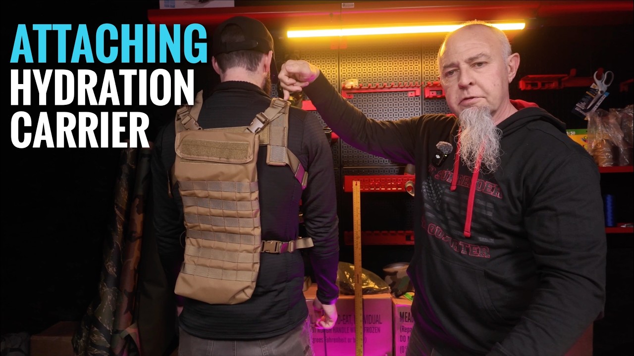 HOW TO ATTACH A HYDRATION CARRIER!