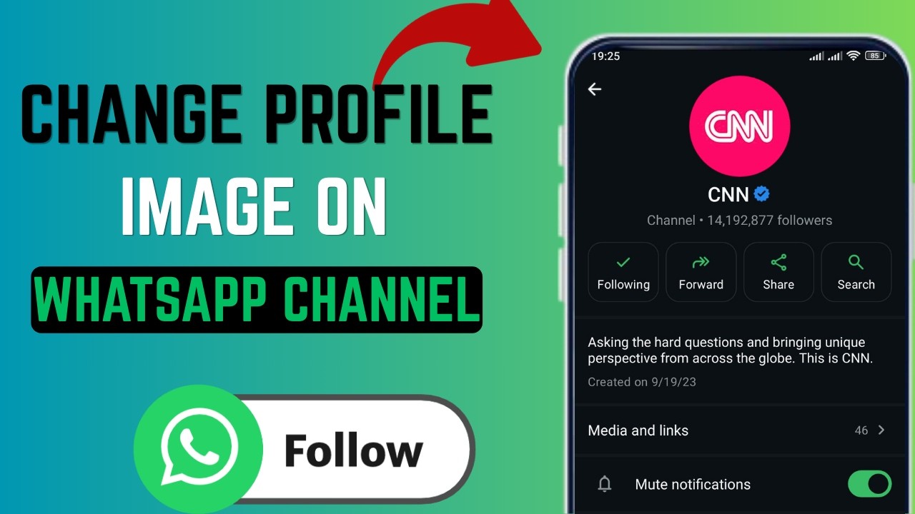 How To Change WhatsApp Channel Profile Image