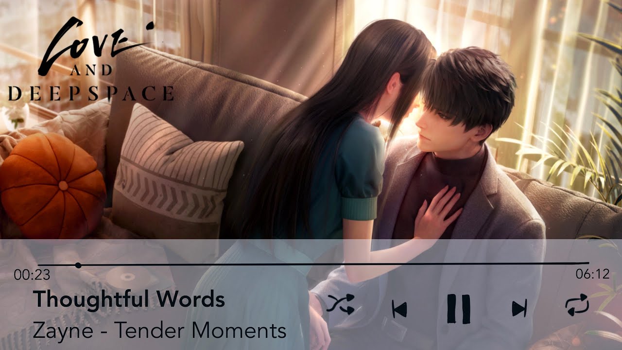 Thoughtful Words | Tender Moments with Zayne | 🎧 Audio Drama | Love and Deepspace