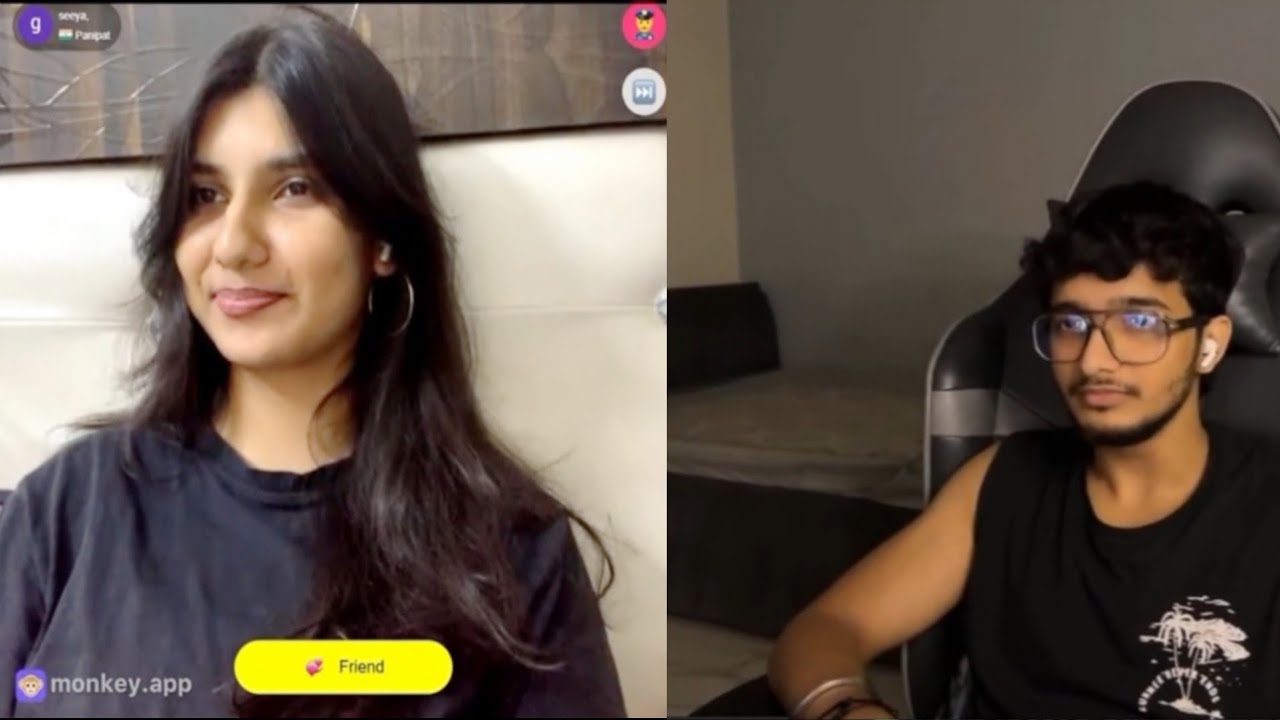Girl Said I Love You 😳 on Monkey App | Omegle India Flirting
