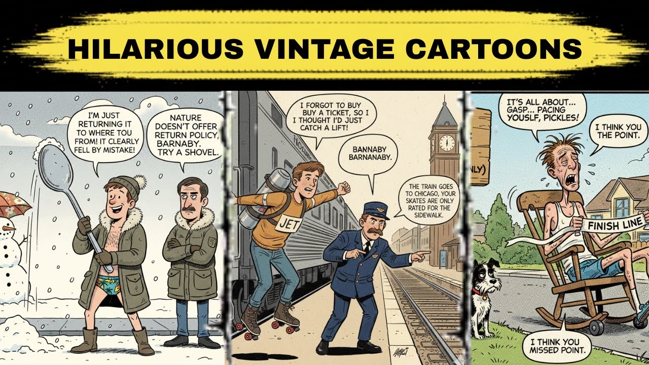 Hilarious Vintage Cartoons Filled With Heart and Humor 😂🤣 | Classic Cartoon Compilation #comichumor