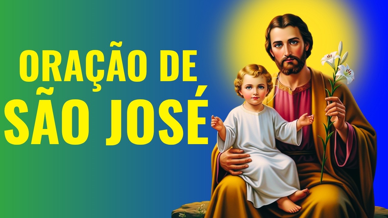 ORAÇÃO DE SÃO JOSÉ REZE HOJE 🍀