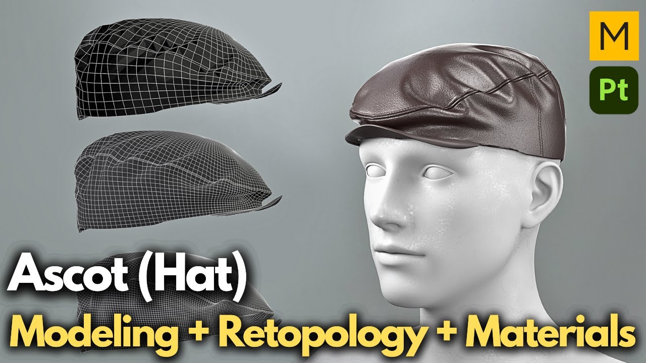 Marvelous Designer | How to make an ascot hat | #Timelapse | #2x_Speed