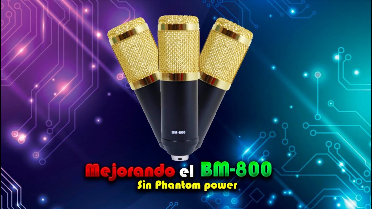 Mejora Tu Micrófono BM-800 con esta configuración!!
