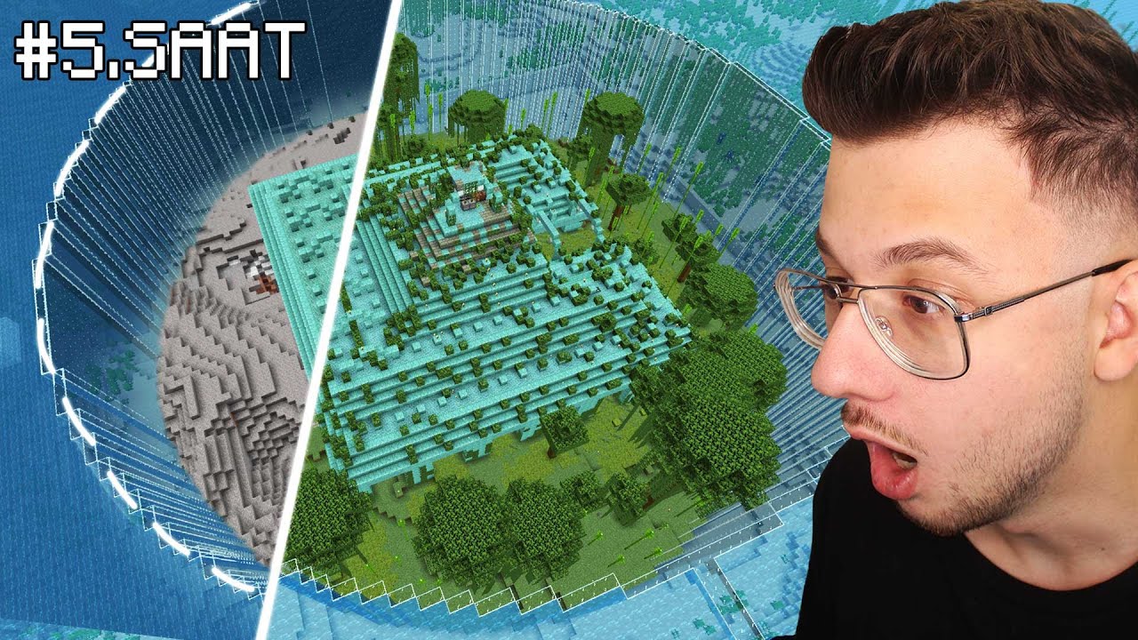minecraft'ta okyanus tapınağını ormana çevirdim! - Bölüm 18