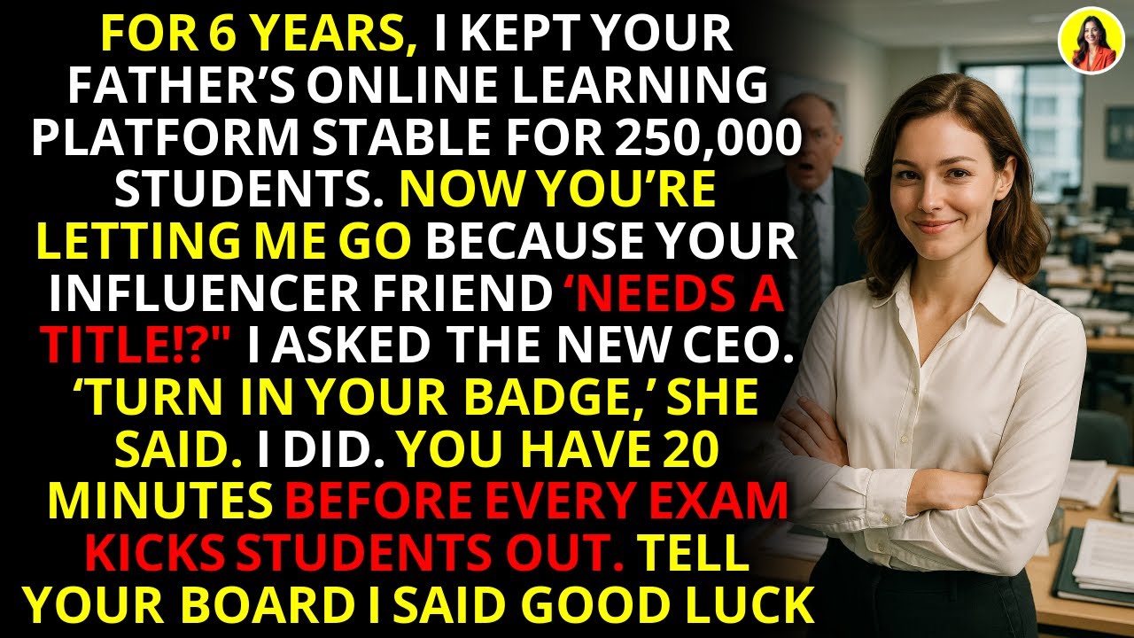 They Fired Me For An Influencer. I Crashed Their Exams During Finals. 💼 | #CorporateRevenge