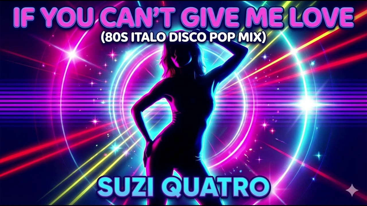 SUZI QUATRO IF YOU CANT GIVE ME LOVE (COVER REMIX ITALO VERSION POP DANCE 80's)