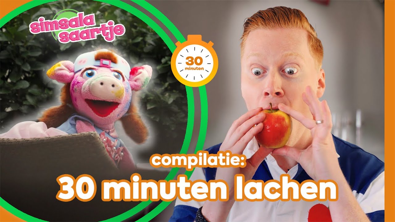 30 MINUTEN LACHEN 😂 | SIMSALA SAARTJE | Educatieve kleutertelevisie | COMPILATIE