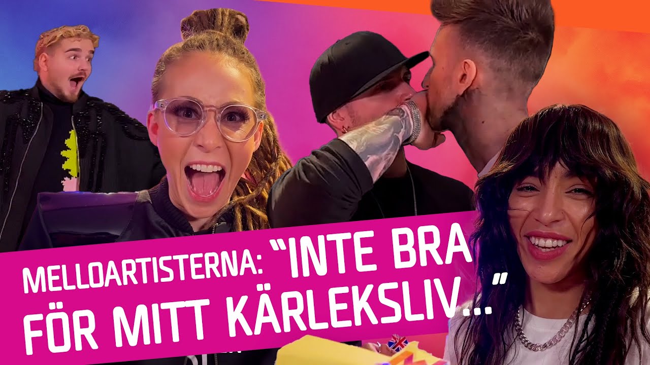 Melodifestivalen 2023: Melloartisterna spelar Mellodart - "Inte bra för mitt kärleksliv..."