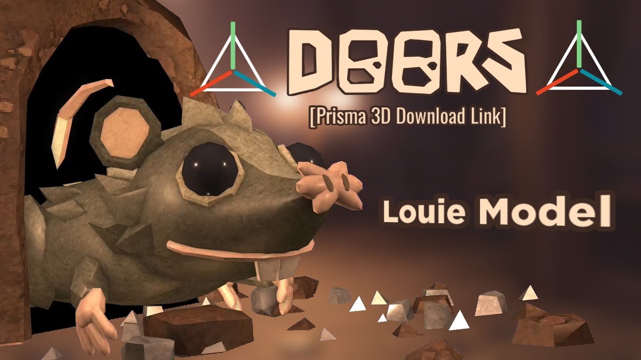 DOORS 👁️ Prisma 3D - LOUIE - By ScreechPsst & @The_Mines1: Download Link