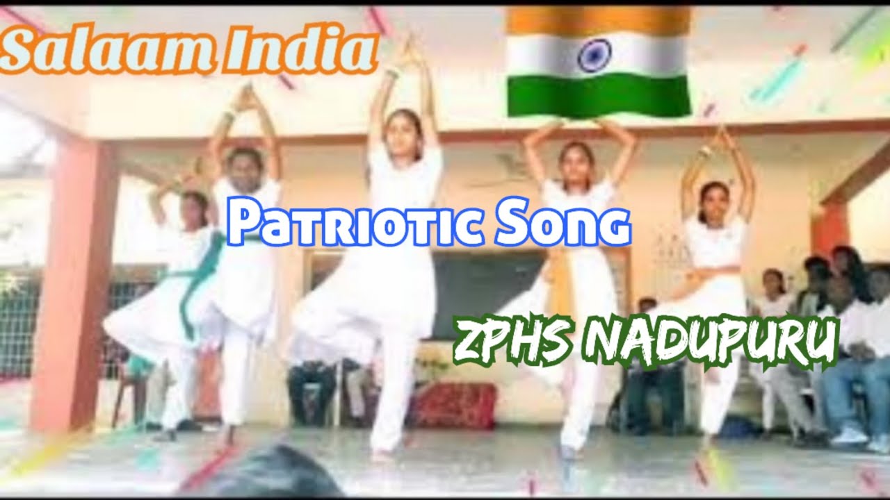 Salaam India Telugu Song🇮🇳💃💃Republic Day Celebrations2023🎉 ZPHS NADUPURU🌳Pedagantyada🌻Vizag🌴Andhra🇮🇳