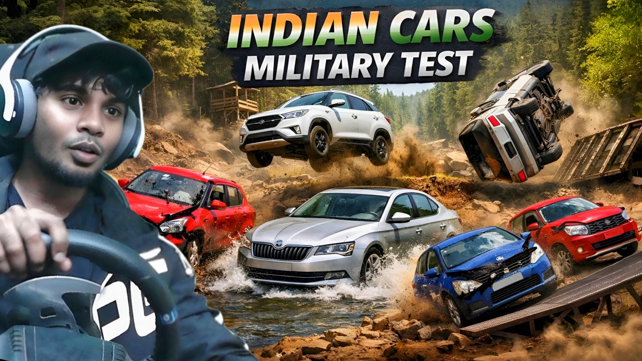 Swift, Creta, Polo GTI vs Military Level Test in Forest! (BeamNG)