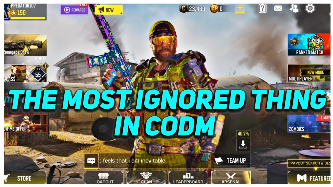 THE MOST IGNORED THING IN CODM !