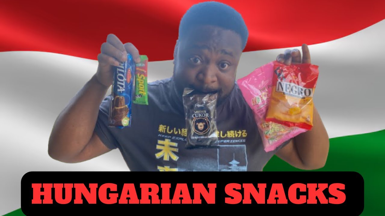 TRYING HUNGARIAN SWEETS/SNACKS #hungary #magyar