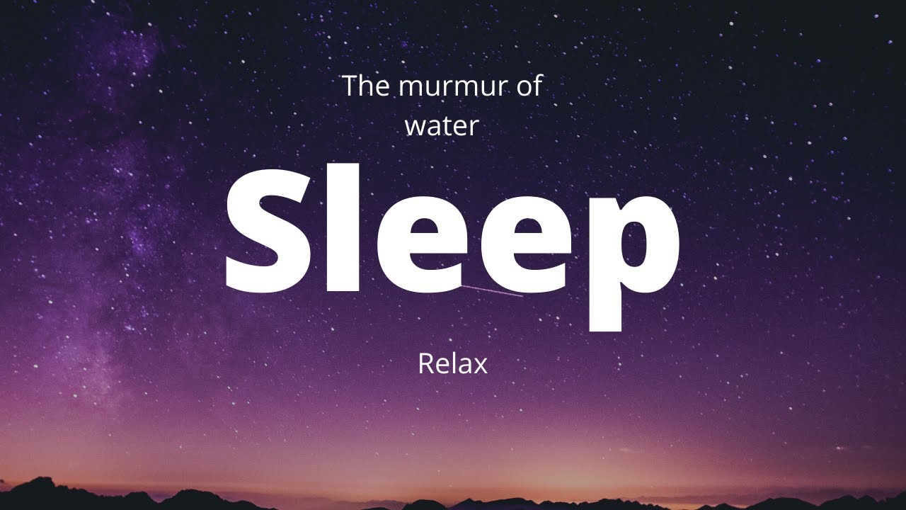 The murmur of water. Relax.