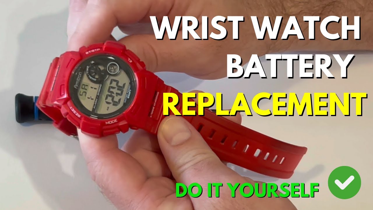How to replace Wrist Watch Battery ARMTRON 408295 Waterproof