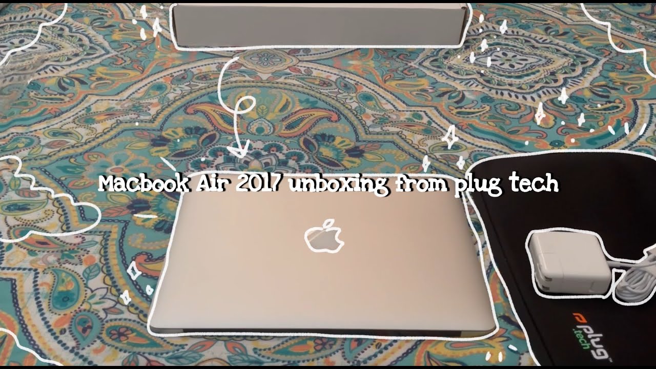 macbook air 2017 unboxing from plug tech 🌿 + accesorios 📦
