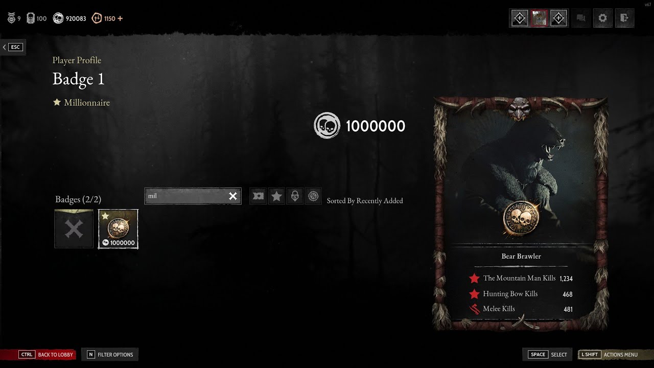 SPEEDRUN to Millionnaire Badge | Hunt Showdown