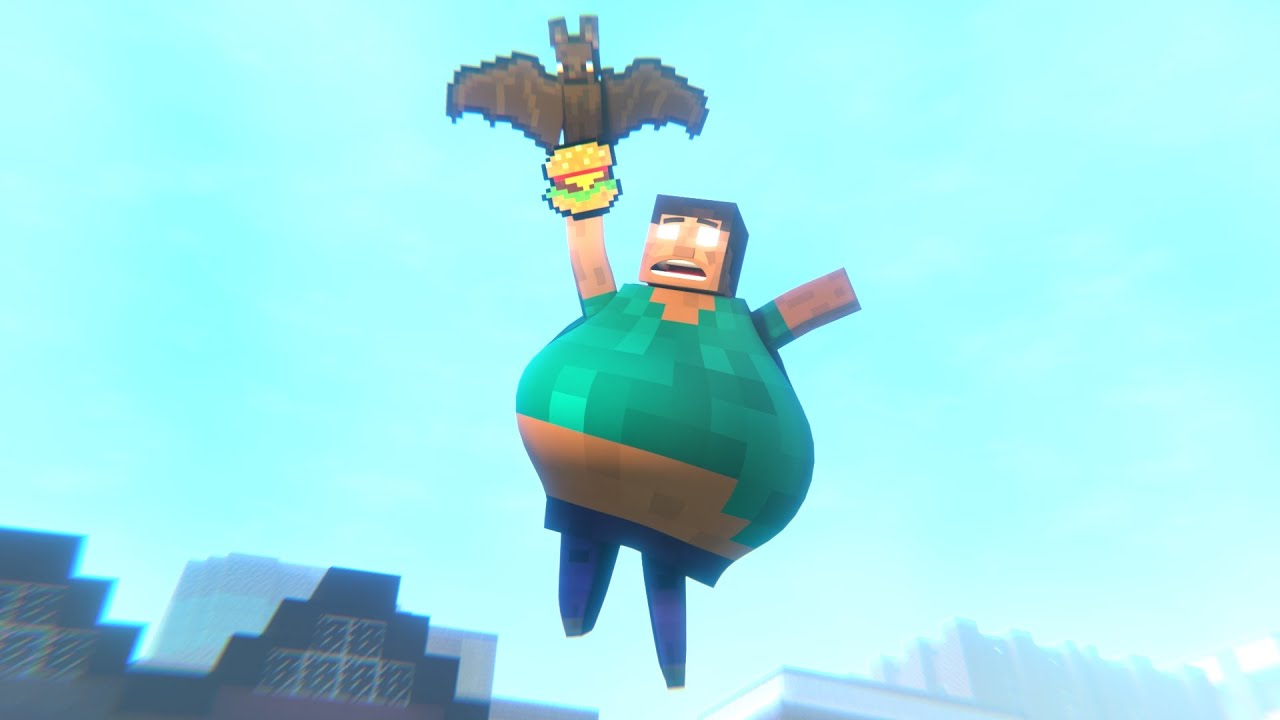 Fat Herobrine Burgers - Minecraft Animation Compilation