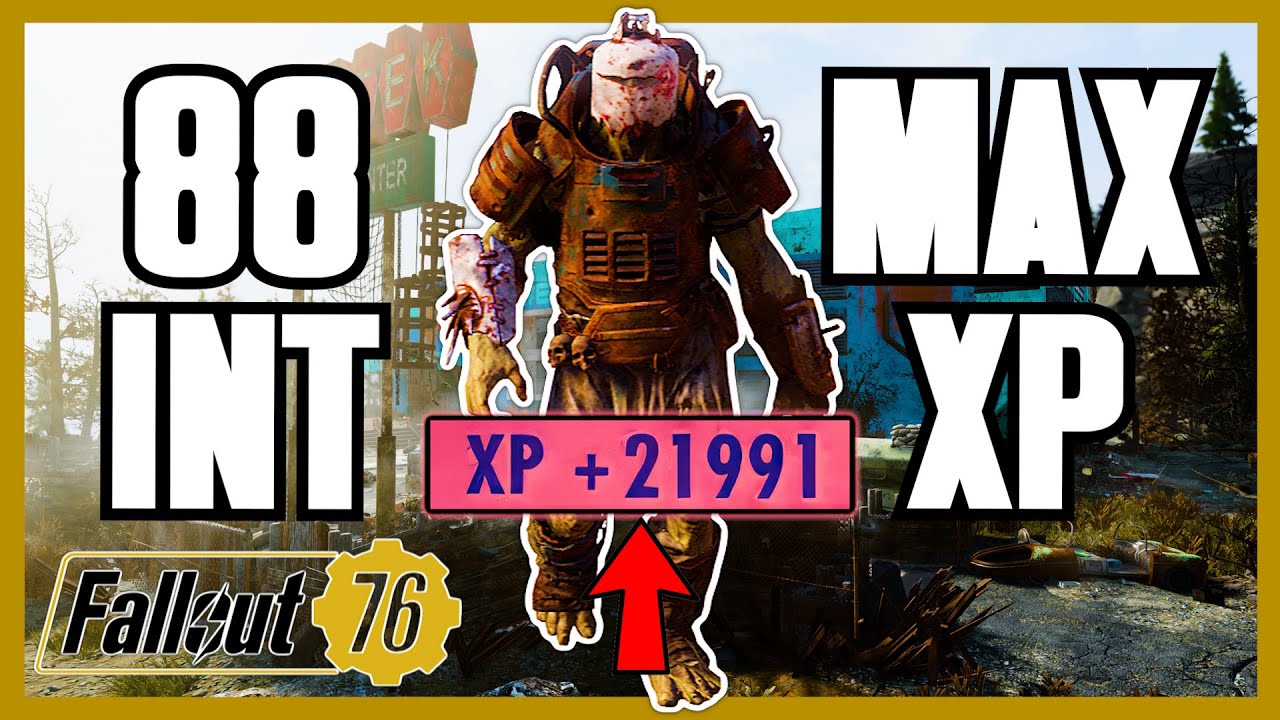 The FASTEST Way to Level Up in Fallout 76 - MAX XP - FULL GUIDE