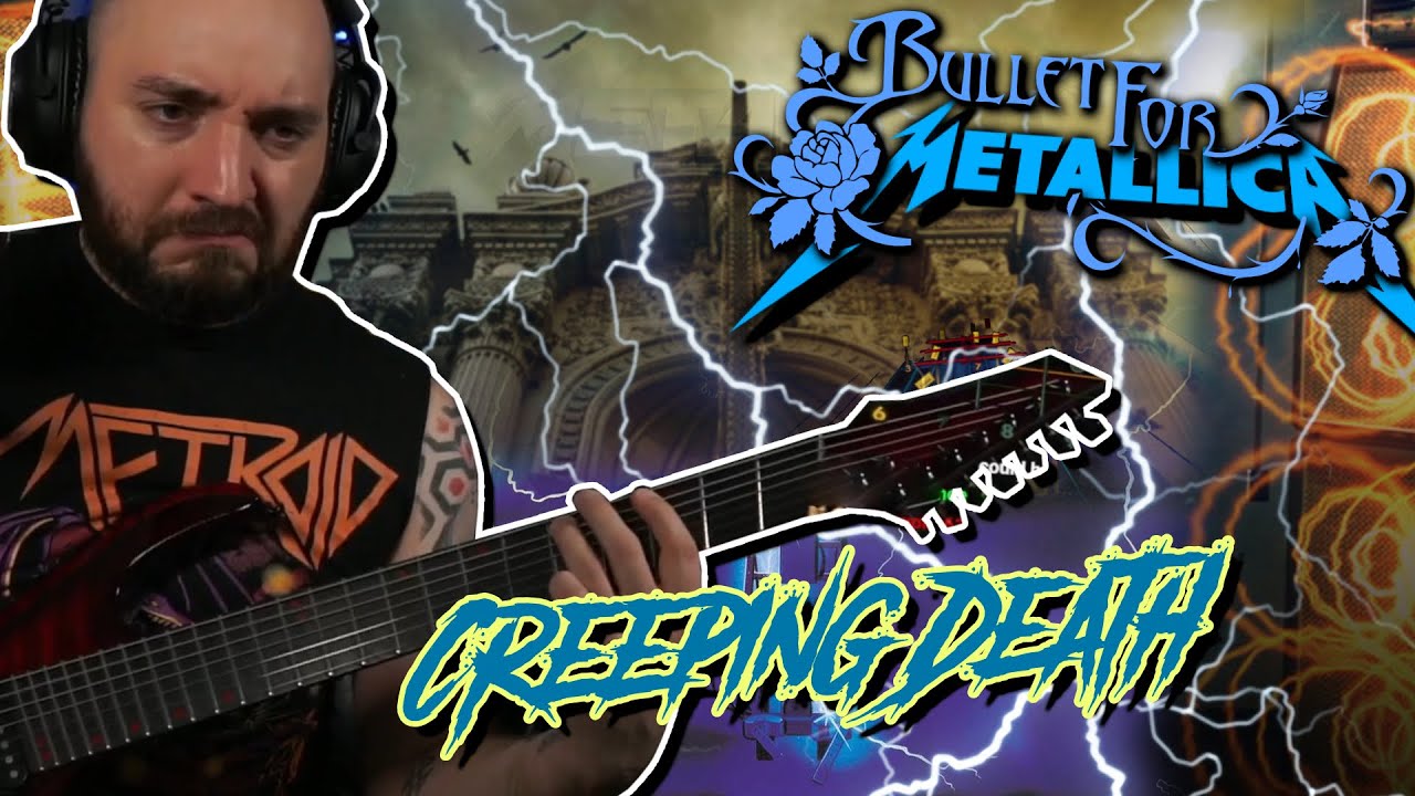 TWO OF MY FAVOURITE BANDS! BFMV Covers METALLICA - Creeping Death | Bullet for My Valentine Reaction