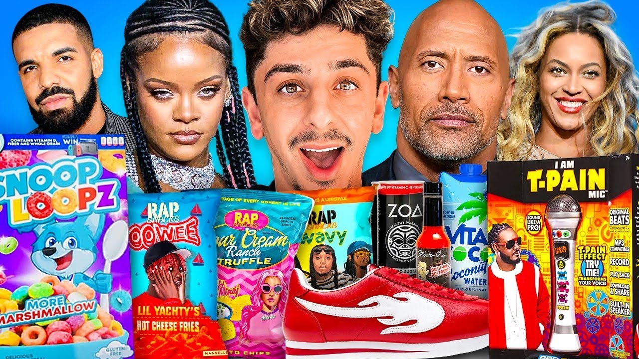 Rating CELEBRITY Products.. (Drake, Rihanna, The Rock & MORE)