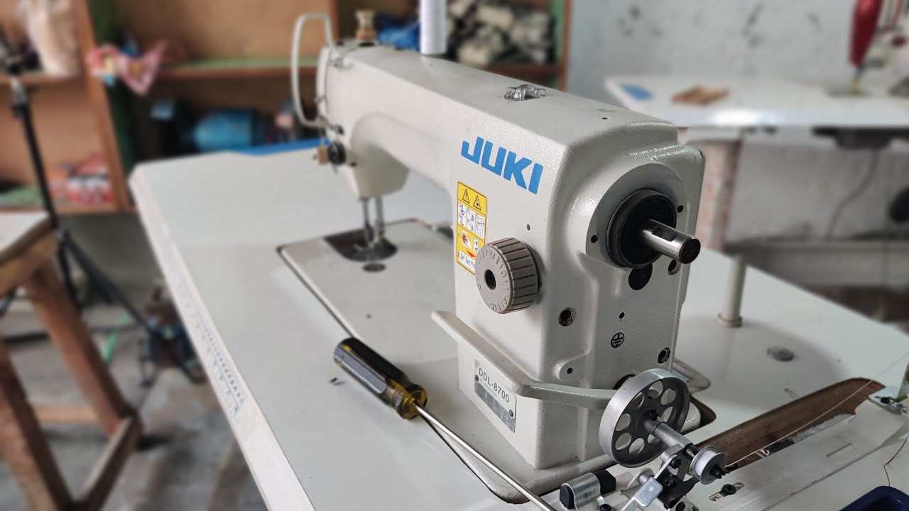 How To Fix Tension on a Juki Ddl 8700 Sewing Machine !
