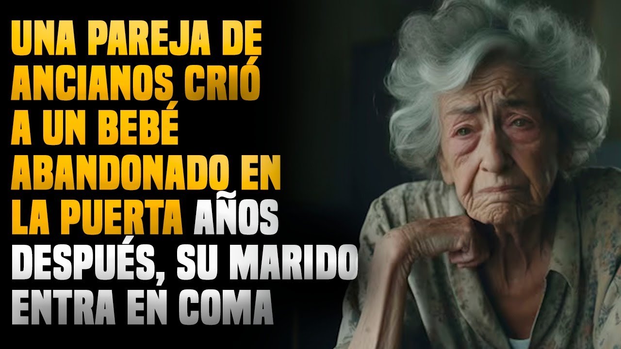 PAREJA DE ANCIANOS CRÍA A UN BEBÉ ABANDONADO EN SU PUERTA. AÑOS DESPUÉS, SU MARIDO ENTRA EN COMA.
