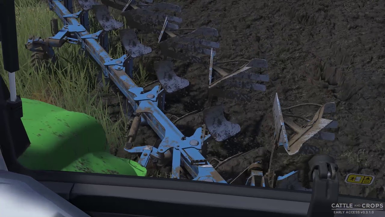 Cattle and Crops  Kleine Wiese um Pflügen