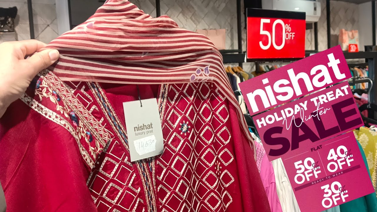 Nishat Sale 50% OFF❣️ || Nishat Biggest Winter Saale 2025 🔥 Nishat Sale Flat 50% 40% & 30% OFF 2025